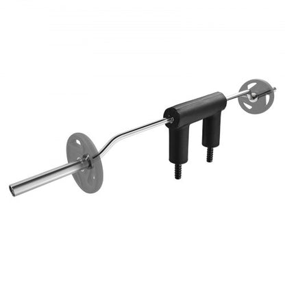 Safety Squat Bar, 1,500 LBS Fitness Squat Bar, Safety Squat Bar Attachment with Shoulder and Arm Pads, 32mm Diameter Weight Bar, Ideal for Front Squats, Lunges, Rehab, Physical Therapy