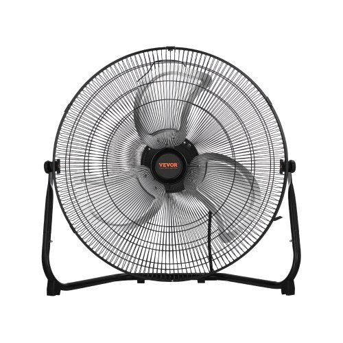 2 PCS Floor Fans, 3 Speeds High Velocity Heavy Duty 20 Inch Industrial Fan, 4800 CFM 360° Adjustable Tilt 21.33 ft/sec Airflow Large Metal Fan, for Gym, Home, Garage, Commercial Shop & Bedroom
