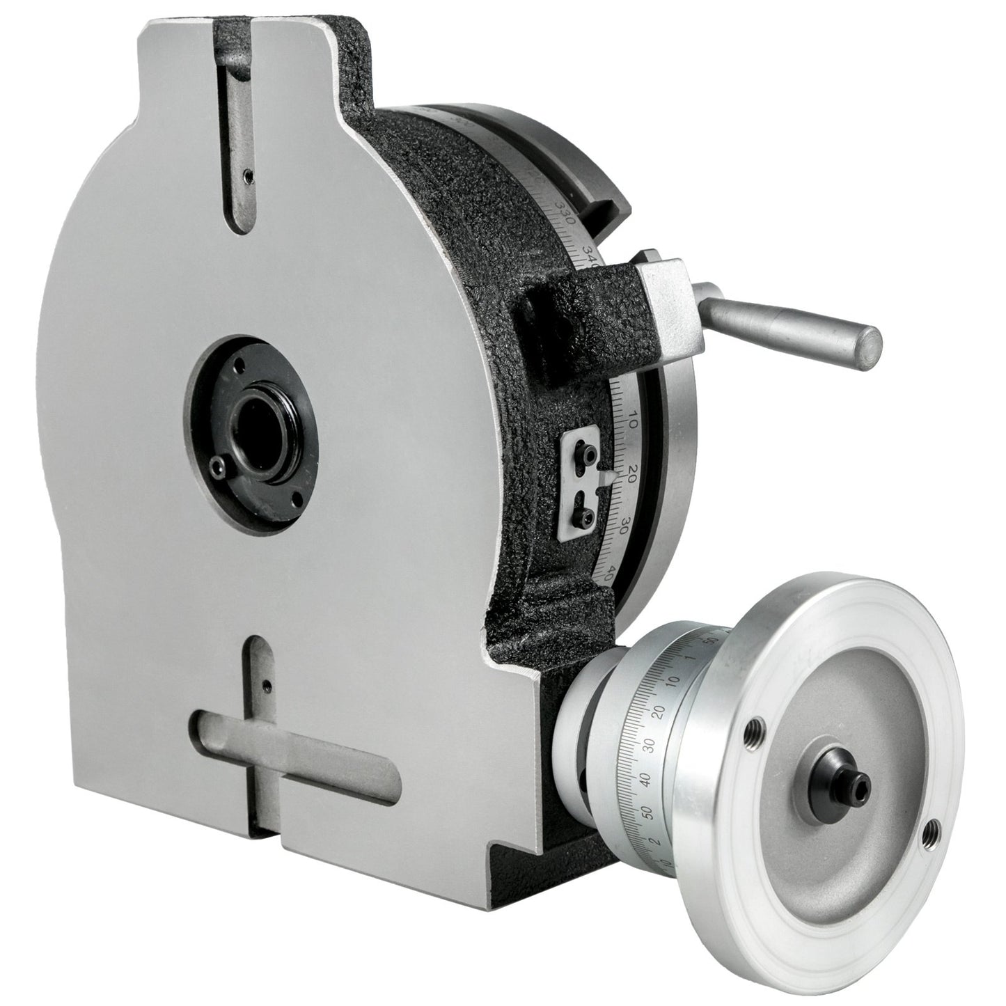 Rotary Table 8 INCH/200 MM Horizontal Vertical Rotary Table 3-Slot Rotary Table for Milling Machine MT-3 Rotary Table for Milling 360 Degrees Precision Rotary Table for Milling Drilling Vise