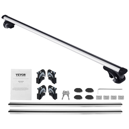 Universelle Dachgepäckträger-Querstange, 119,9 cm Länge, für Fahrzeuge mit erhöhter Dachreling