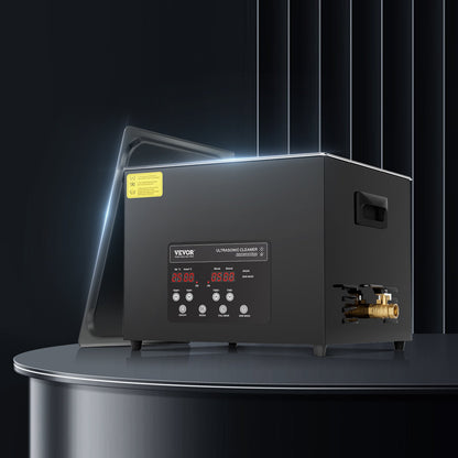 15L Ultra Sonic Cleaner, 360W Digital Ultrasonic Cleaning Machine with Gentle Mode & Upgraded Degassing, 40kHz Industrial Ultrasound Cleaner with Heater & Timer for Retainer, Jewelry, Tools