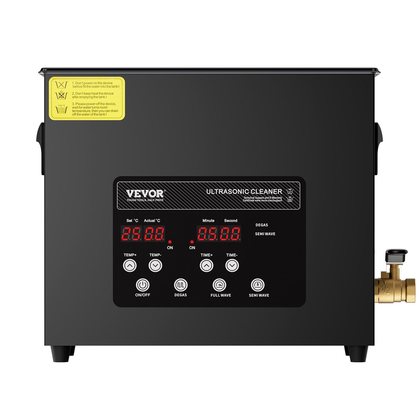 6L Ultra Sonic Cleaner, 180W Digital Ultrasonic Cleaning Machine with Gentle Mode & Upgraded Degassing, 40kHz Industrial Ultrasound Cleaner with Heater & Timer for Retainer, Jewelry, Tools