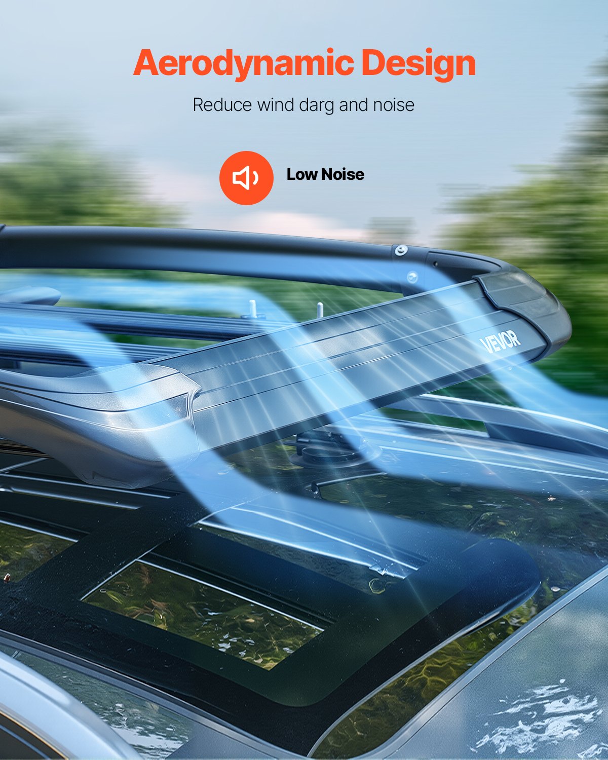 Roof Rack Cargo Carrier, 48 x 40 x 5.6 in, Universal Rooftop Cargo Basket, Car Top Luggage Holder with 150 lbs Max Load Capacity, 4.1 in Fence, Anti-Rust Alloy Steel, Wind Fairing, for SUV Car