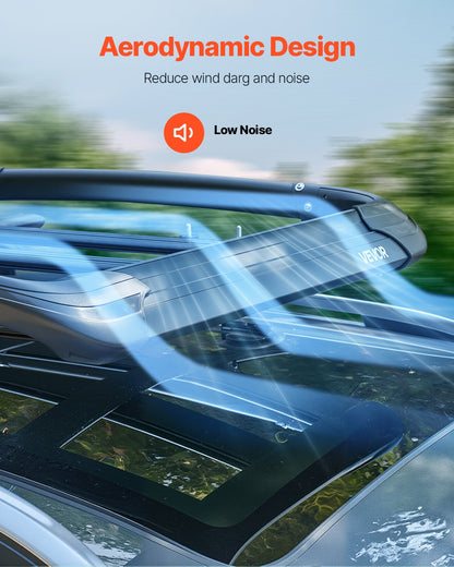 Roof Rack Cargo Carrier, 48 x 40 x 5.6 in, Universal Rooftop Cargo Basket, Car Top Luggage Holder with 150 lbs Max Load Capacity, 4.1 in Fence, Anti-Rust Alloy Steel, Wind Fairing, for SUV Car