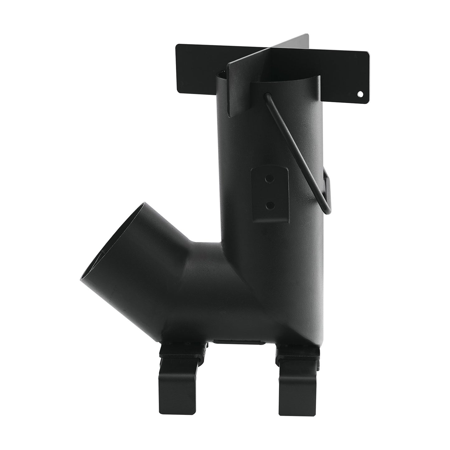 Camping-Raketenofen, tragbarer Holzofen mit Tragetasche für Rucksackreisen, Kohlenstoffstahl, zum Verbrennen von Holz, Zweigen oder Stöcken zum Kochen im Freien, im Garten, beim Camping, zum Heizen, Schwarz