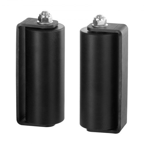 Sliding Gate Kit, 6” Rolling Gate Hardware Kit C-type Bracket, Heavy Duty Sliding Gate Rollers for Connect Tracks Door Frames,Sliding Gate Guide Roller for Sliding Gates and Rolling Door,Black