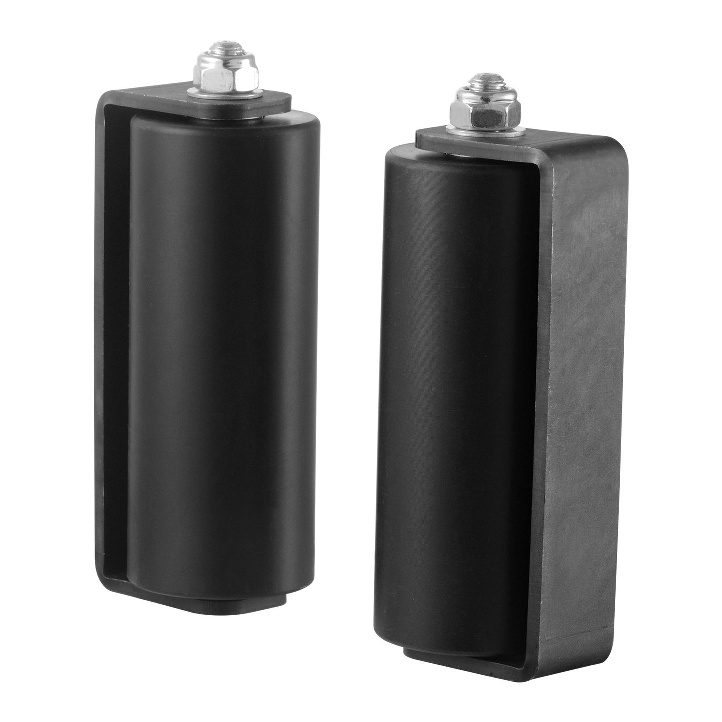 Sliding Gate Kit, 6” Rolling Gate Hardware Kit C-type Bracket, Heavy Duty Sliding Gate Rollers for Connect Tracks Door Frames,Sliding Gate Guide Roller for Sliding Gates and Rolling Door,Black