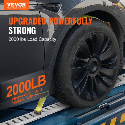 E Track Tie-Down Rail Kit, 24PCS 5' E-Tracks Set Includes 8 Steel Rails & 8 O-Ring Anchors & 8 Tie-Offs with D-Ring, Versatile Securing Accessories for Cargo Motorcycles Bikes, 2000 lbs Load