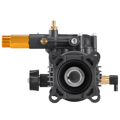 Pressure Washer Pump, 19mm(3/4") Shaft Horizontal, 241 bar(3500 PSI), 9.5 L/min(2.5GPM), Replacement Power Washer Pumps Kit with 5 Nozzles, Hardware and Siphon Tube, Compatible with Simpson, Honda, Troy-Bilt, Generac