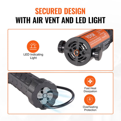 Magnetic Induction Heater Kit, 1000w Induction Heater Hand-held, Bolt Induction Heater with 8PCS Induction Coils, 220V Flameless Induction Heater Bolt Remover for Removing Rusty Bolts and Nuts