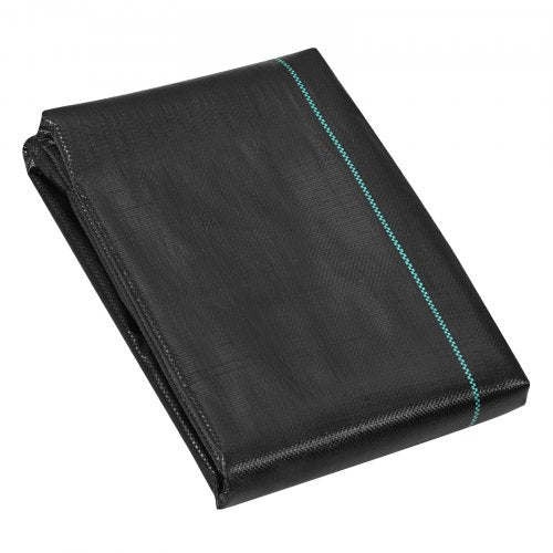 Weed Barrier Landscape Fabric, 4*50FT Heavy Duty Garden Weed Fabric, Woven PP Weed Control Fabric, Driveway Fabric, Geotextile Fabric for Landscaping, Ground Cover, Weed Blocker Weed Mat, Black