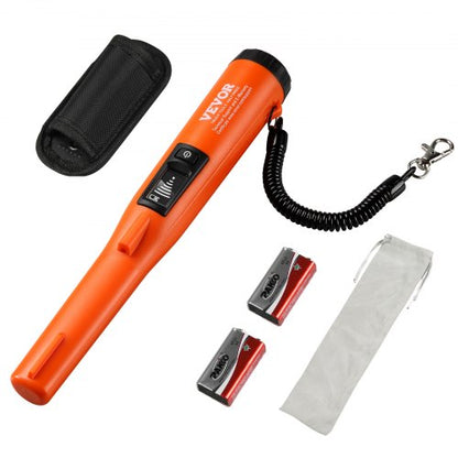 Metalldetektor-Pinpointer, IP68 wasserdicht, 114 mm/4,5 Zoll Suchtiefe, 3 Modi, LCD-Display, Schatzsuchsonde mit Holster und 9-V-Batterie, für Erwachsene und Kinder