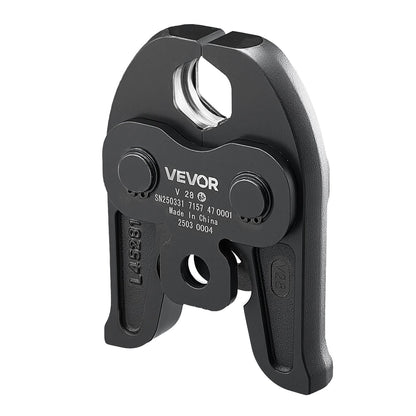 V28 Pressing Jaw, 28mm Press Jaw for V-Type Stainless Steel Pipes, High-Strength Carburized Steel Crimping Jaws Compatible with Standard Press Tools