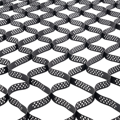 Gravel Grid, 2 Inch Depth, 16.4 x 6.5 FT / 5000 x 1980 mm, 1880 LBS Per Sq ft Grass Ground Retainer, Permeable Geo Grids Driveway Stabilization, for Garden, Patio, Walkway, RV Parking Slopes