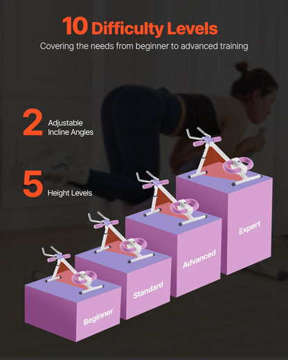 AB Workout Machine, Ab Workout Equipment at Home Gym, Core & Abdominal Trainers for Women, 330 lbs Weight Capacity Strength Training Ab Cruncher, Foldable Adjustable Fitness Exerciser