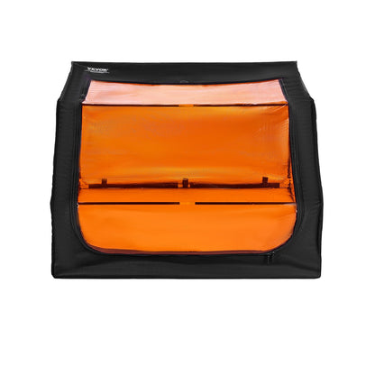 Laser Engraver Enclosure, 800 x 800 x 500 mm(31.5 x 31.5 x 19.6"), Flame Retardant and Fireproof Protective Cover, with Exhaust Fan and Pipe, Insulates Smoke, Noise and Eye Protection, Fits for Most Laser Engraver