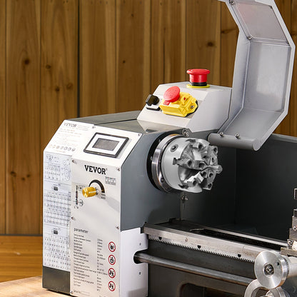 6-Jaw Lathe Chuck, 6 Inch (160 mm), Self-Centering Chuck with D1-4 Cam Lock Backing Plate, 0.12-5.71 in (3-145 mm) Clamping Range with T-wrench Screws, HT300 Material, for Wood Metal Lathe