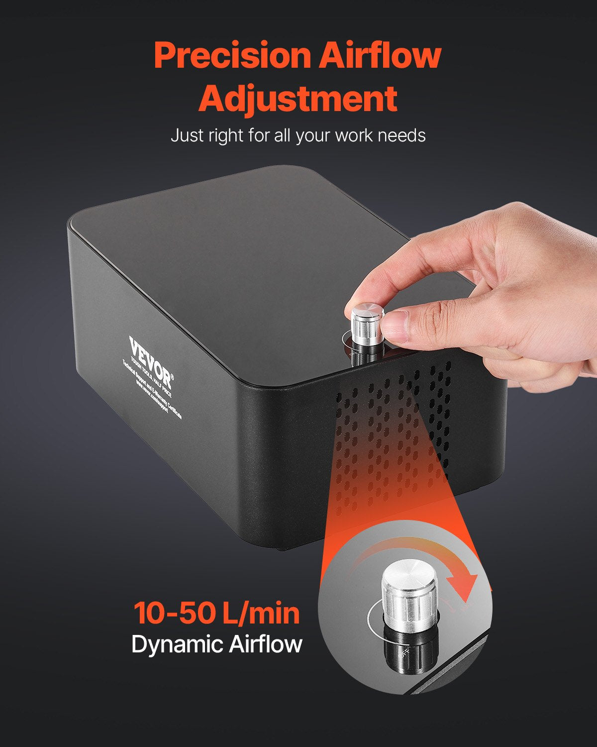 Air Assist, Adjustable 50 L/min Airflow, Air Assist Pump Kit for Laser Cutter and Engraver, Clear Smoke and Dust, Reduce Surface Temperature, Shield Laser Lens, for Laser Engraver ≥ 20W