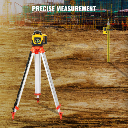 Rotary Green Laser Kit 500M+1.65M Aluminum Tripod+5M Laser Level Staff
