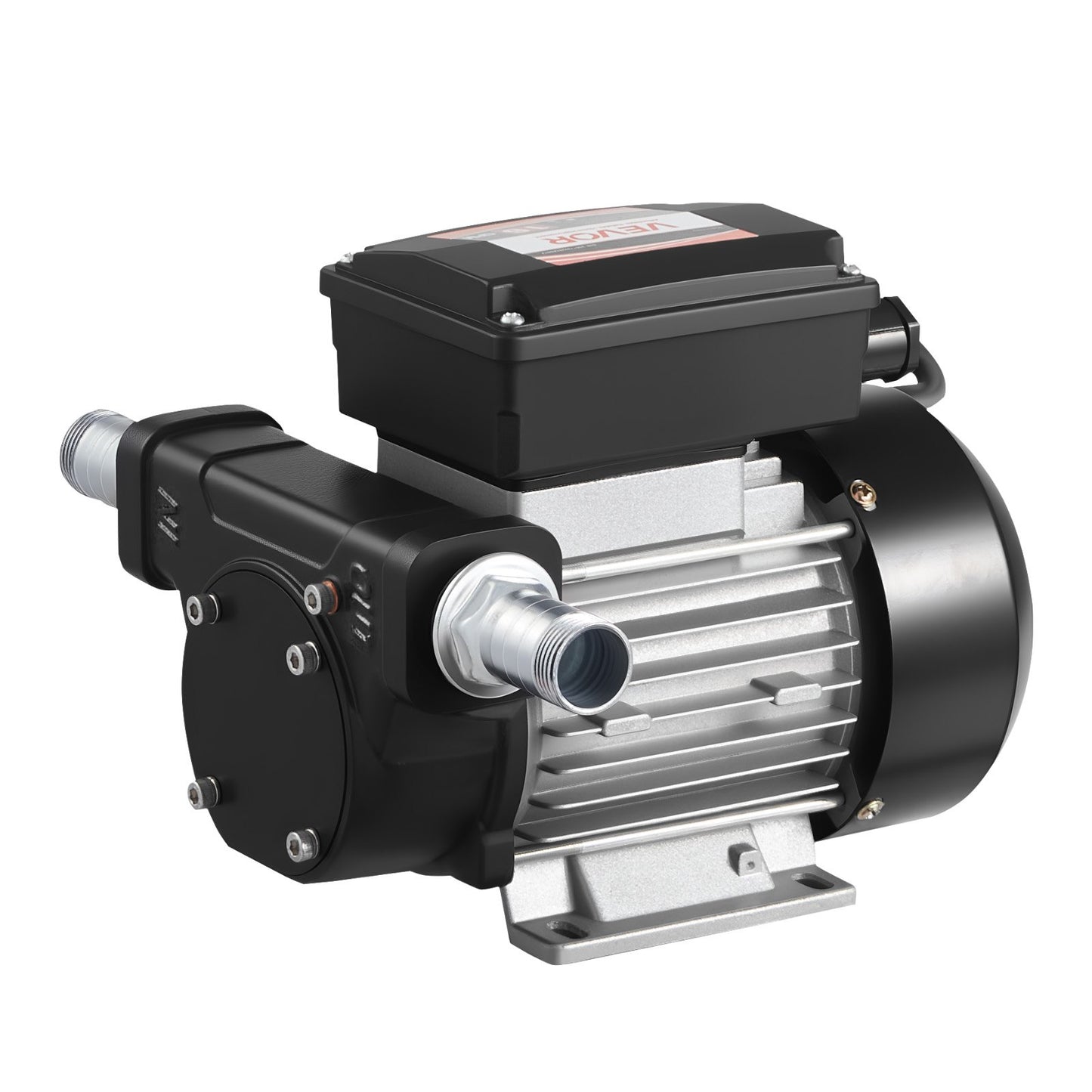 Oil Transfer Pump 230V, 16 GPM 60 L/min, AC Electric Fuel Transfer Pump for Diesel Kerosene Biodiesel, 8 ft/2.4 m Max Suction Lift, 45 ft/13.7 m Max Lift, for Vehicles, Construction Sites, Farms