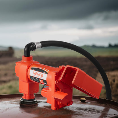 Fuel Transfer Pump 230V, 15 GPM 57 L/min, AC Electric Oil Transfer Pump, 8 ft/2.4 m Max Suction Lift, 37 ft/11.28 m Max Lift, Overheat Protection, for Gasoline Diesel Kerosene Biodiesel Ethanol