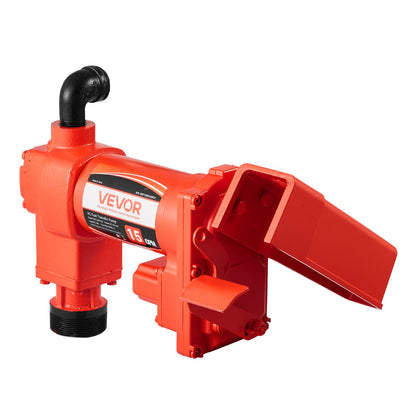Fuel Transfer Pump 230V, 15 GPM 57 L/min, AC Electric Oil Transfer Pump, with Auto Shut-Off Fuel Nozzle & Discharge Hose, High Flow Kit for Gasoline, Diesel, Kerosene, Biodiesel, Ethanol Blends