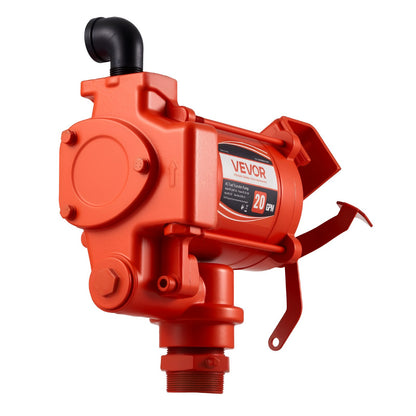 Fuel Transfer Pump 230V, 20 GPM 76 L/min, AC Electric Oil Transfer Pump, with Auto Shut-Off Fuel Nozzle & Discharge Hose, High Flow Kit for Gasoline, Diesel, Kerosene, Biodiesel, Ethanol Blends