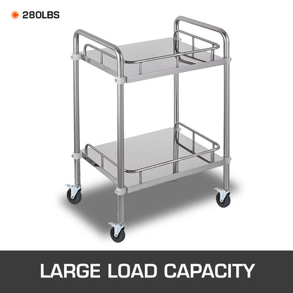 4er-Pack 5"-Gerüst-Lenkrollen aus Gummi mit doppelter Feststellbremse, robuste Ausführung, 1"-Vollprofilschaft, Tragkraft 280 lbs pro Rolle, geeignet für Lager- und Industrieanlagen