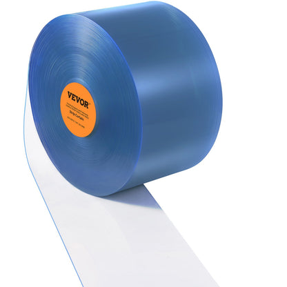 Strip Curtain PVC Door Curtain 4997.4 cm x 20.3 cm Roll Cooler Freezer Clear Plastic