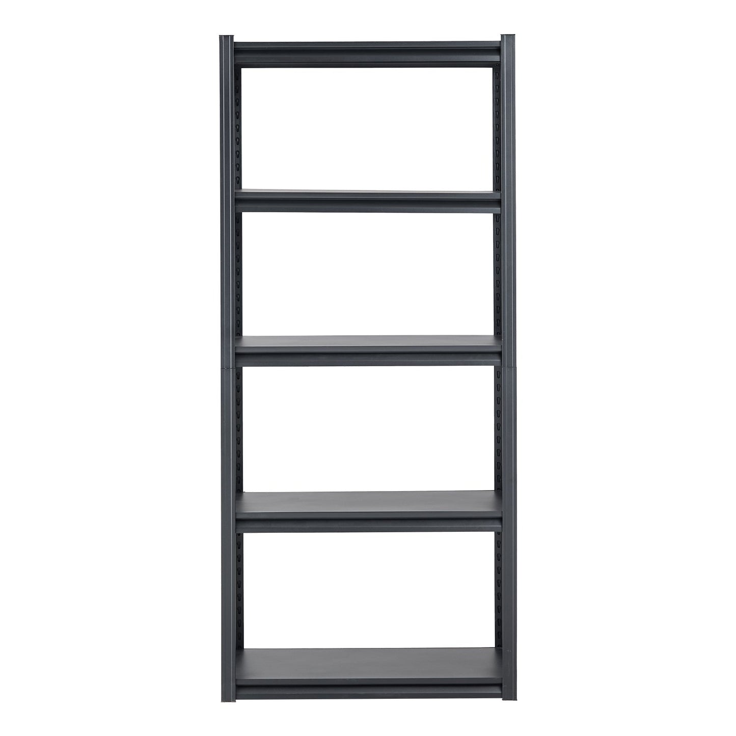 Storage Shelves, 2000 lbs, 5 Tier Garage Storage Shelving, 16" D x 32" W x 72" H Adjustable Metal Shelves for Garage Shelves Utility Rack Shelf, Ideal for Kitchen, Warehouse, Basement, Black