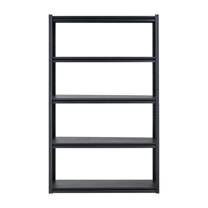 Storage Shelves, 3000 lbs, 5 Tier Garage Storage Shelving, 18" D x 48" W x 78" H Adjustable Metal Shelves for Garage Shelves Utility Rack Shelf, Ideal for Kitchen, Warehouse, Basement, Black