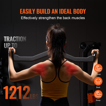 Latzug-Aufsatz, V-Stange für Kabelzugmaschinen, Trizeps-Zugstange, gummierter Griff für Rückentraining, Bizeps-Curl- und Trizeps-Latzugstange für Heimfitnessstudio