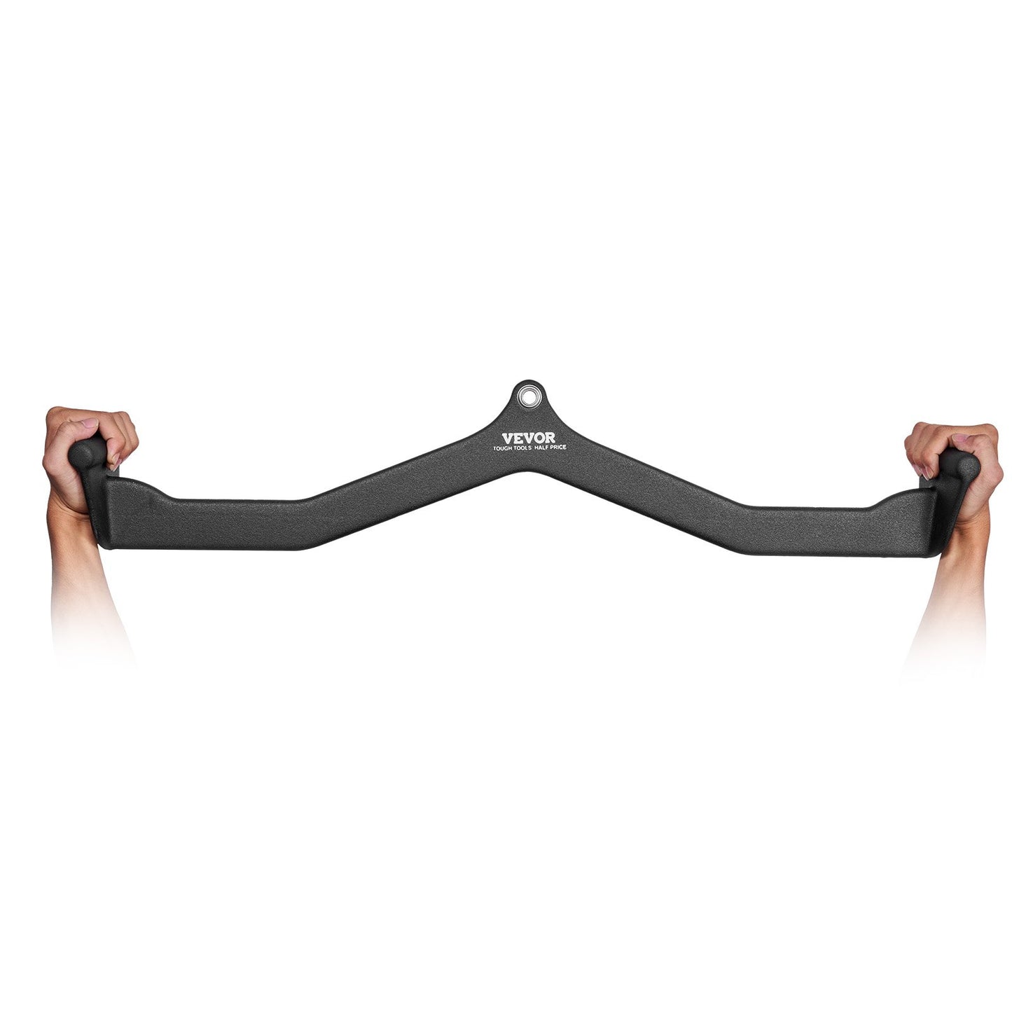 Latzug-Aufsatz, V-Stange für Kabelzugmaschinen, Trizeps-Zugstange, gummierter Griff für Rückentraining, Bizeps-Curl- und Trizeps-Latzugstange für Heimfitnessstudio