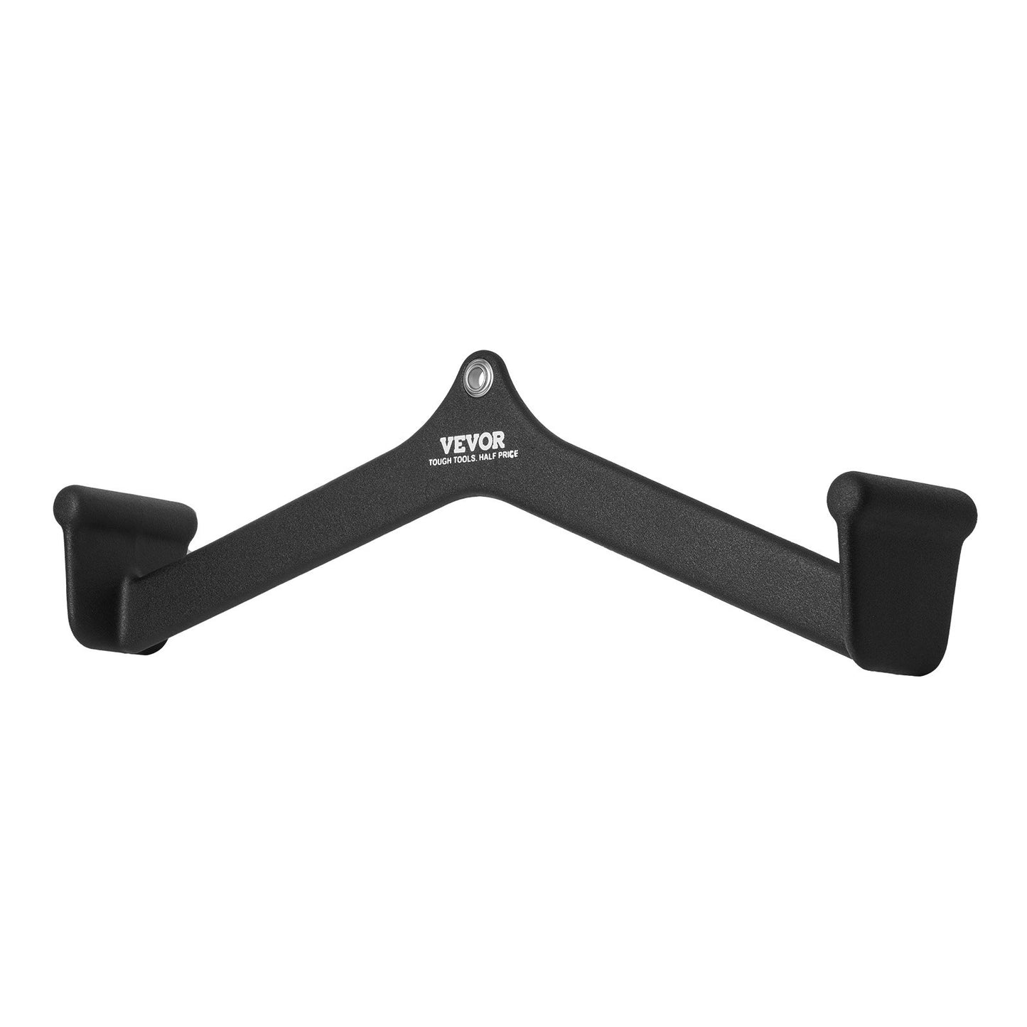 LAT Pulldown Attachment, Cable Machine Rowing V-bar Attachment, Tricep Pull Down Bar, Back Strength Training Rubber Coated Handle Grip, Bicep Curl Tricep Lat Pulldown Bar for Home Gym Fitness