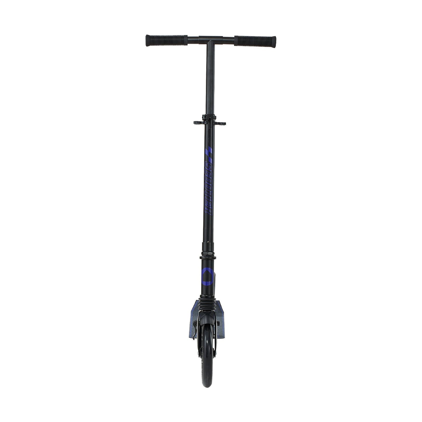 Kick Scooter for Kids Ages 8+, Teens & Adults, 2-Wheel Toddler Scooter with Adjustable Height Handlebar, Wide Anti-Slip Deck, Foldable Lightweight for Boys & Girls up to 99.8 kg, Black + Purple