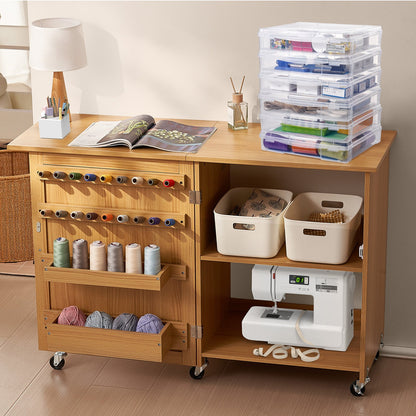 Scrapbook Paper Storage, 6 Pack Stackable Plastic Board Game Boxes, Clear Multi-Purpose Document Case with Rounded Corners and Double Latches, for Office Essentials Tools Arts Crafts Supplies