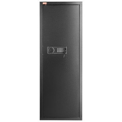 6-8 Rifles Gun Safe, Rifle Safe with Lock & Digital Keypad, Quick Access Tall Gun Storage Cabinet with Removable Shelf, Rifle Cabinet for Home Rifle and Shotguns