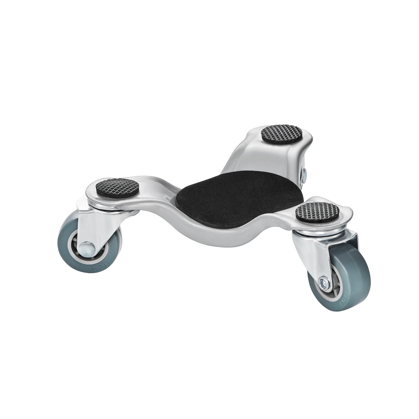 Furniture Dolly, 440 lbs Load Capacity, 3 Wheel Steel 6.3" Tri-dolly Heavy Duty Mover with Triangle Swivel Caster, Carbon Steel Panel, Furniture Lift Mover Tool Set for Appliances, Sofa, Fridge