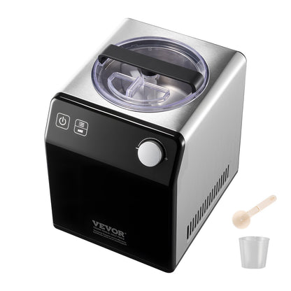 1.9 L Automatic Ice Cream Machine Electric Yogurt Gelato Make Black