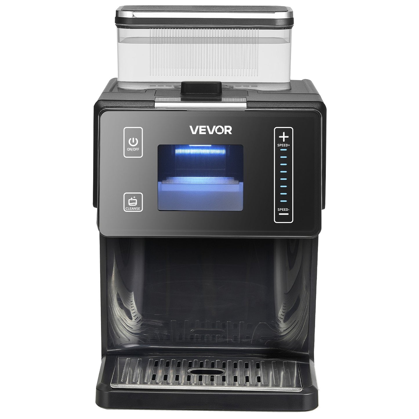 Snowflake Ice Machine, 20KG/24H Snowflake Ice Maker, Ice-Shaver Machine with Stainless Steel Blade, Electric Snow Cone Maker with 0.8L Tank, 60S Fast Pre-Cooling, for Home & Small Gatherings