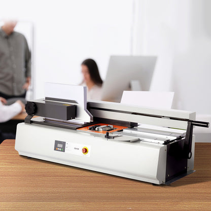 Thermal Binding Machine, 400 Sheets Capacity Hot Glue Binding Machine, Thermal Book Binder 40mm Binding Thickness A3(Short Edge)/A4/A5 Document