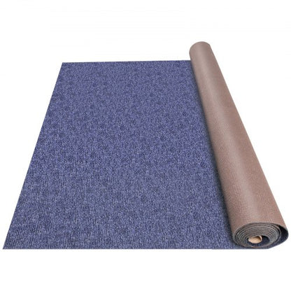 Indoor Outdoor Rug Carpet 5.9x49.2' Outdoor Rug with Waterproof Back Outdoor Rug for Patio Porch Deck Garage Outdoor Area Rug Runner Anti-Slide Porch Rug No Mildew Kitchen Rugs(Blue,1.8 * 15M)