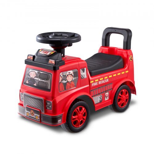 Ride On Push Car for Toddlers, Ages 1-3, Ride Racer, Sit to Stand Toddler Ride On Toy, Classic Kids Ride On Car with Music Steering Wheel & Under Seat Storage, Ride On Toy for Boys Girls, Red