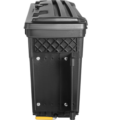 Werkzeugkiste für die Ladefläche eines Pickups, abschließbarer Deckel, wasserdichte ABS-Radkastenbox, 20 Liter (6,6 Gallonen) mit Zahlenschloss, kompatibel mit Dodge Ram 1500 (2019–2021), Beifahrerseite, Schwarz