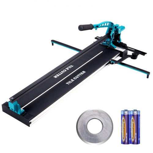 Manual Tile Cutter, 1000mm, Porcelain Ceramic Tile Cutter with Tungsten Carbide Cutting Wheel, Infrared Positioning, Anti-Skid Feet, Durable Rails for professional installers or beginners