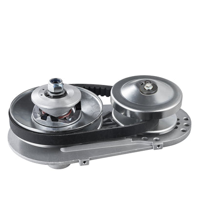 Drive Clutch, 2-8HP Engine, 2000 RPM High-Strength Drive Clutch with Asymmetric Designed Wheels & Robust Rubber Belt, Sturdy & Durable Clutch with Full Accessories, Fit for Various Engines