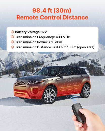 Diesel Air Heater Controller, DC5V Universal Diesel Air Heater Controller Thermostat Switch, Parking Heaters Controllers with LCD Display and Remote Control, Fits for 2KW/5KW/8KW Diesels Heaters