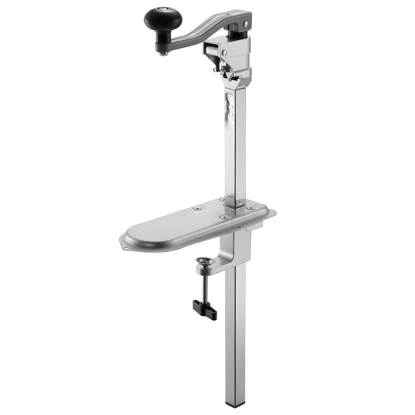 Commercial Can Opener, Heavy-Duty Manual Tabletop Cans Opener for Cans Up to 300 mm Height, Height-Adjustable Can Openers Fixed with Screws & Table Clamp, for Restaurant, Hotel, and Food Store