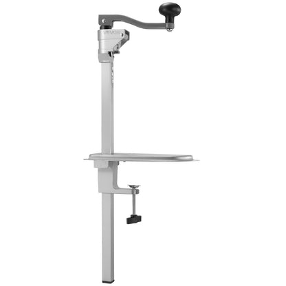 Commercial Can Opener, Heavy-Duty Manual Tabletop Cans Opener for Cans Up to 300 mm Height, Height-Adjustable Can Openers Fixed with Screws & Table Clamp, for Restaurant, Hotel, and Food Store