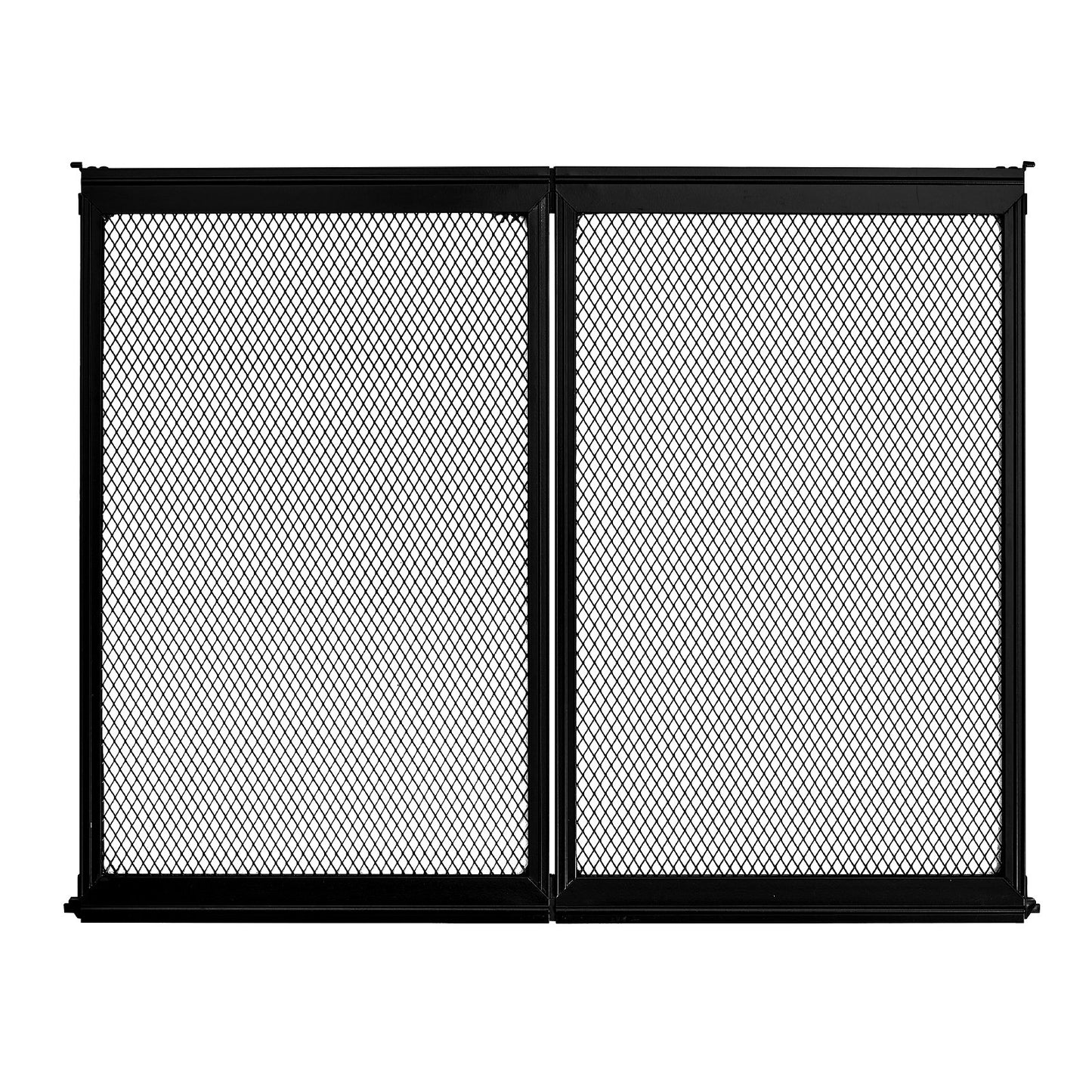 RV Screen Door Protector, 622.3 x 508 mm Door Grille, Easy to Install and Disassemble, Reinforced Breathable Protective Mesh, Aluminum Alloy Camper RV Entry Protector for Pet Protection, Black